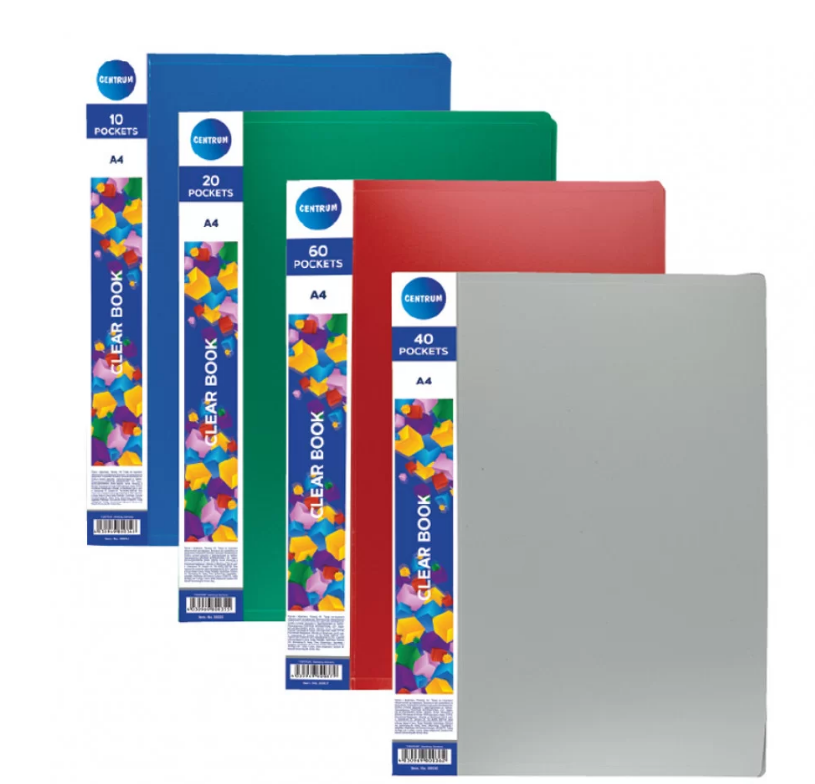 Dosar din plastic Centrum, format A4, 60 file, diverse culori - imagine 3
